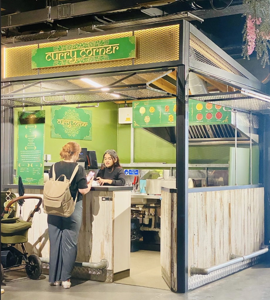 customer at curry corner